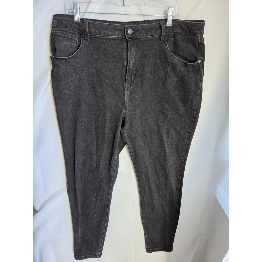 No Boundaries Skinny Jeans Womens Black Dark Wash Skinny High Rise Skinny